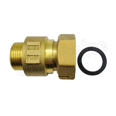 3/4&quot; Inline-Rückschlagventil Messing federbelastet Inline für Wasser Messgerät