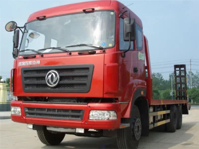 Schwere Dongfeng Low-Flachbett-LKW 6X4 10 Räder flach Bettwagen