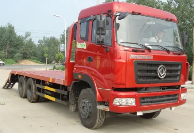 Schwere Dongfeng Low-Flachbett-LKW 6X4 10 Räder flach Bettwagen