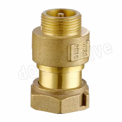 3/4&quot; Inline-Rückschlagventil Messing federbelastet Inline für Wasser Messgerät