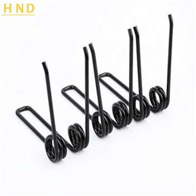 Custom Edelstahl Stoßabsorbierende Druckfeder Doppelhaken Spannfeder Galvanisch Beschichtete Torsionsfeder