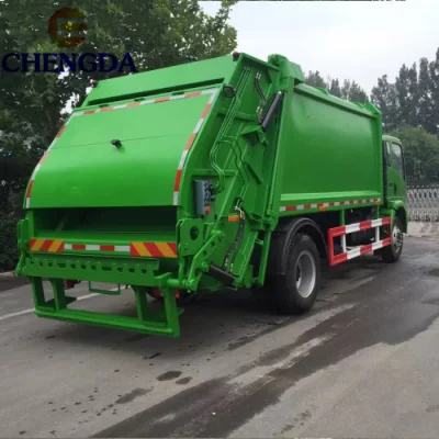 HOWO 4X2 12cbm gebrauchte Müllwagen zum Verkauf