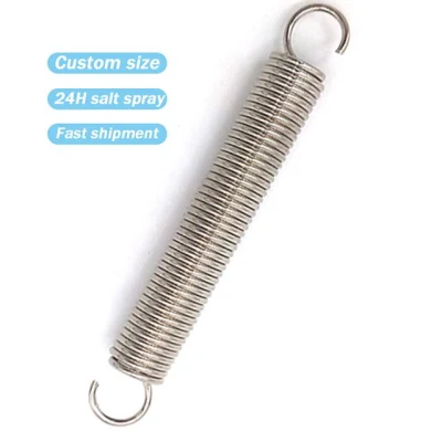 Hongsheng Custom Metal Steel Deichsel Verlängerung Feder Spirale Doppelt Geöffnet Feder Für Konstante Kraftspannung Einhaken