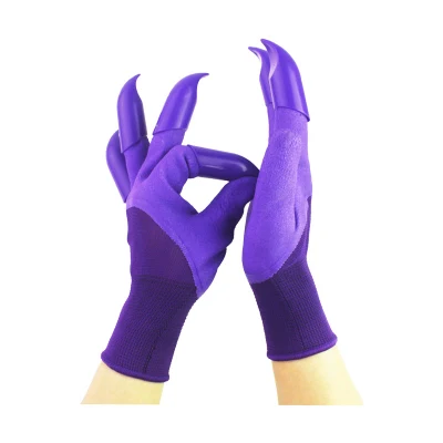 Cross Border Explosive Gartenbau Graben Handschuhe mit Krallen imprägniert Gummi Outdoor Blumenkohl Thorn resistent Handschuhe beständig gegen Schmutz und Strainmitte