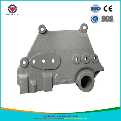ISO9001 Hersteller Custom Iron / Steel Parts Fahrzeug Hardware OEM Gabelstapler / Traktor Komponenten Heavy-Duty Lkw / Anhänger Casting Teile Blatt Feder Halterung Bügel