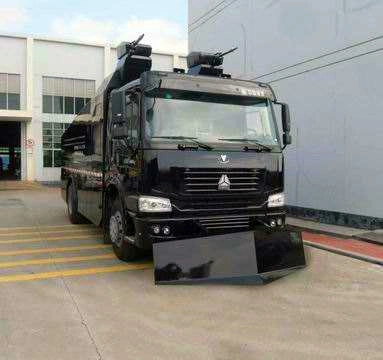 HOWO 6X4 Anti-Riot Fahrzeug 6X6 Anti-Riot LKW explosionsgeschützte Waterwheel