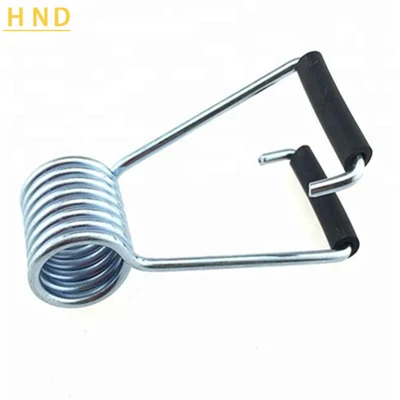 Custom Edelstahl Stoßabsorbierende Druckfeder Doppelhaken Spannfeder Galvanisch Beschichtete Torsionsfeder