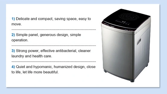 8kg 220V Full Automatic Top Loading Washing Machine