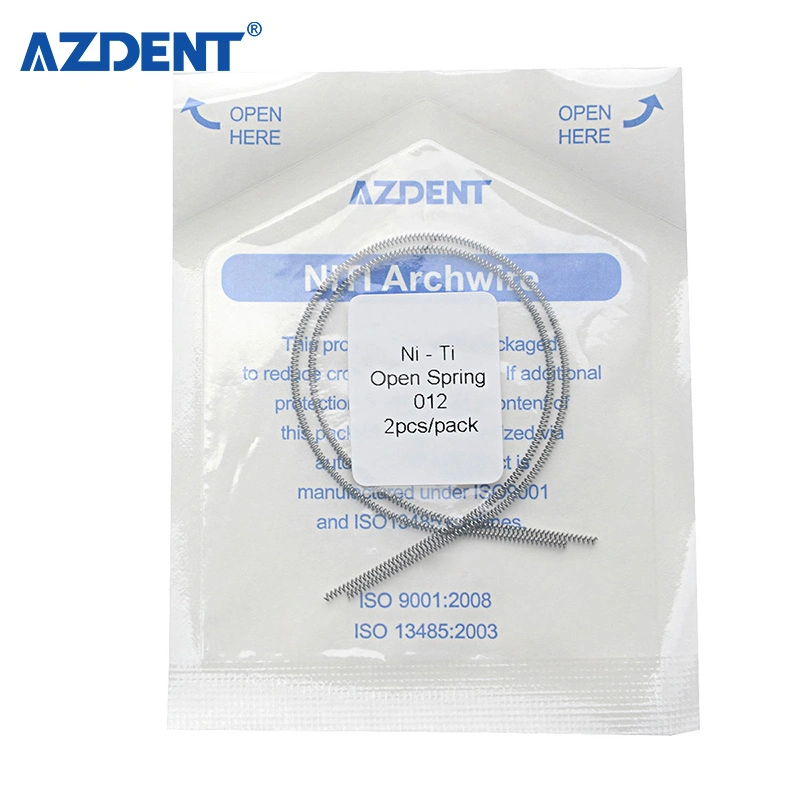 Ce Certified Dental 2PCS/Pack 0.012X180mm Niti Open Coil Springs