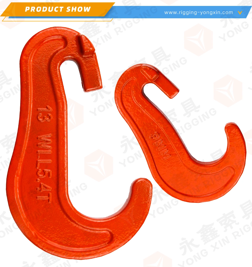 Rigging G80 Alloy Steel Lashing Type C Hook with Spring Pin 13mm