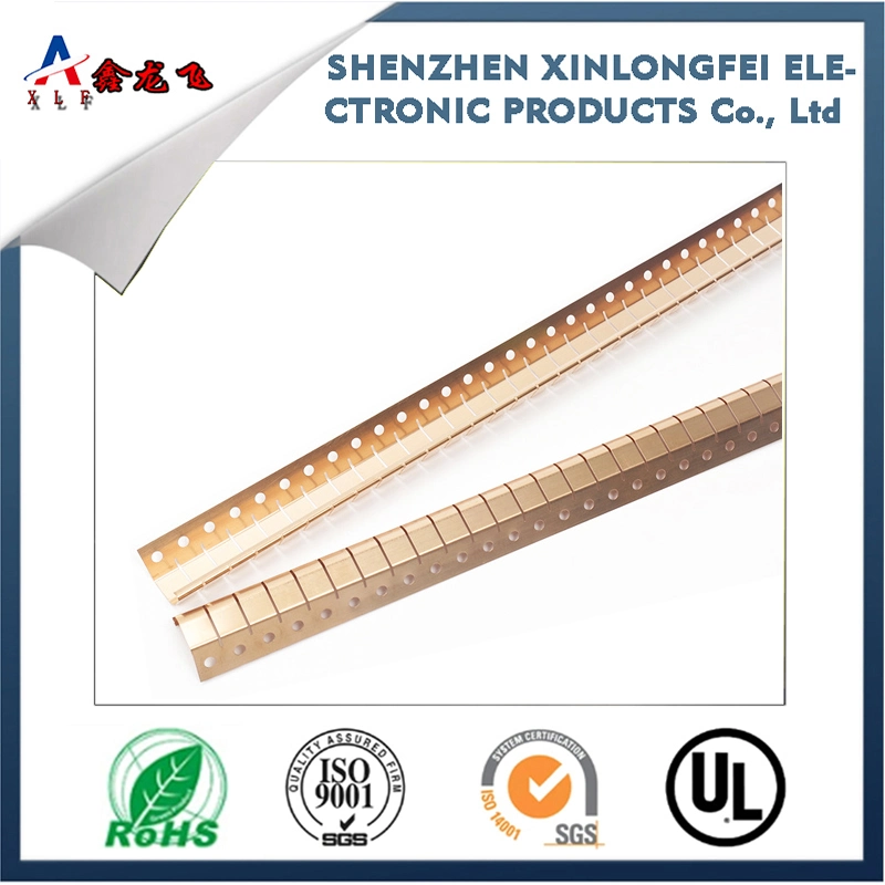 Printed Version Stamped Beryllium Copper Spring, Corrosion-Resistant Metal Shielding Spring, Electronic and Mechanical Electromagnetic Shielding Material