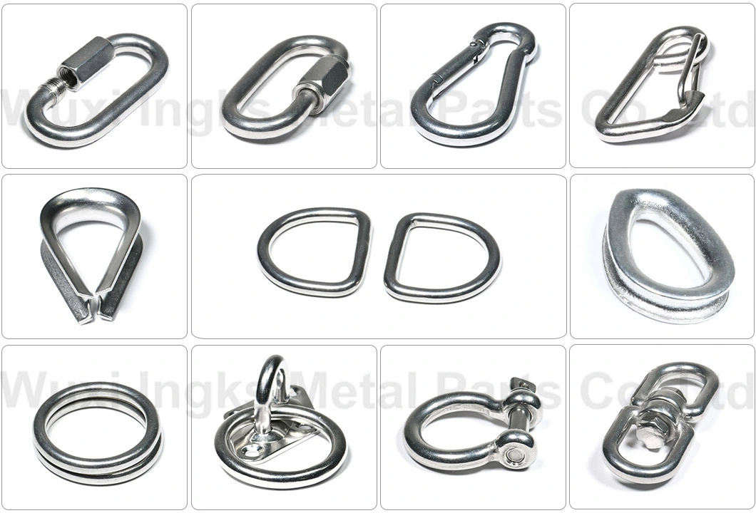 Ingks Factory Wholesale Stainless Steel Knife Type Spring Snap Hook