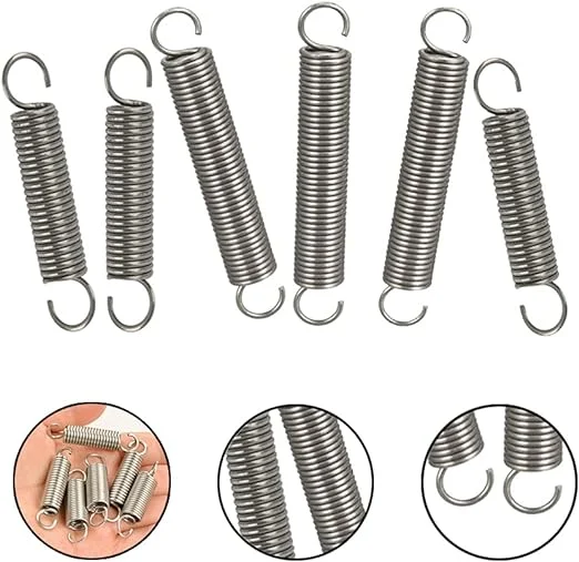 Stainless Steel Compression Tension Double Hook Stretching Spring for Mechanical Tension