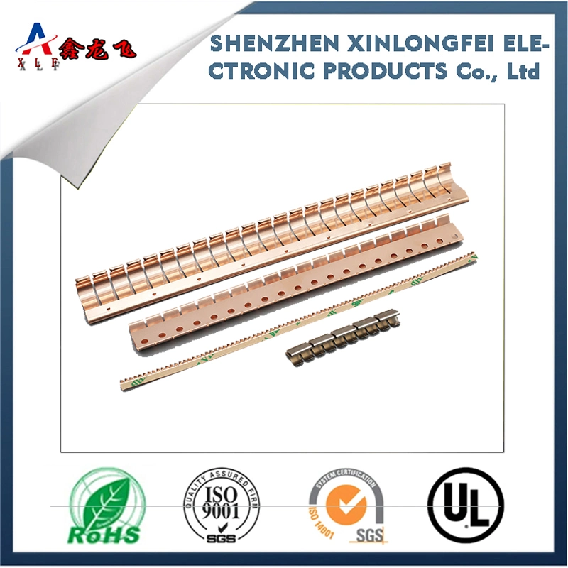 Printed Version Stamped Beryllium Copper Spring, Corrosion-Resistant Metal Shielding Spring, Electronic and Mechanical Electromagnetic Shielding Material