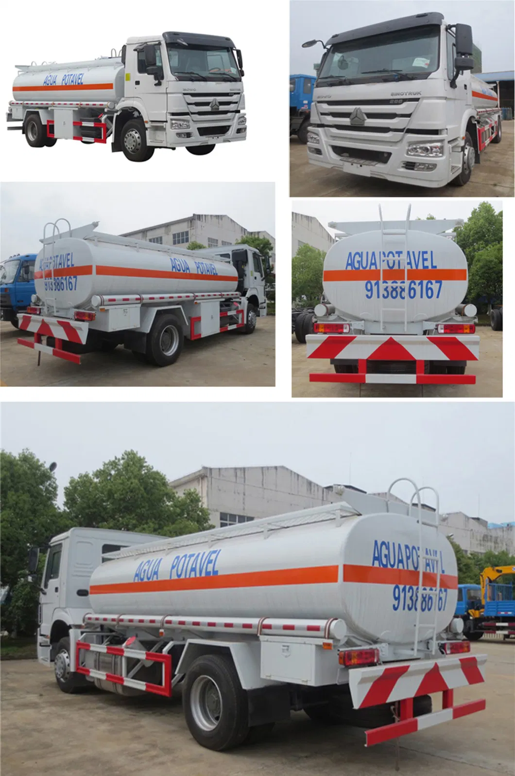 Sinotruck HOWO 10 Cbm 266HP Euro 2 Water Spraying Tanker Truck