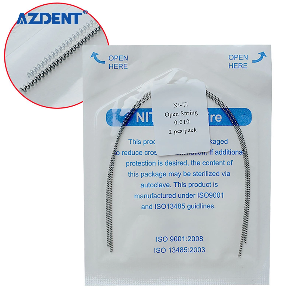 Azdent Dental Orthodontic 0.010*180mm Niti Open Coil Spring with CE