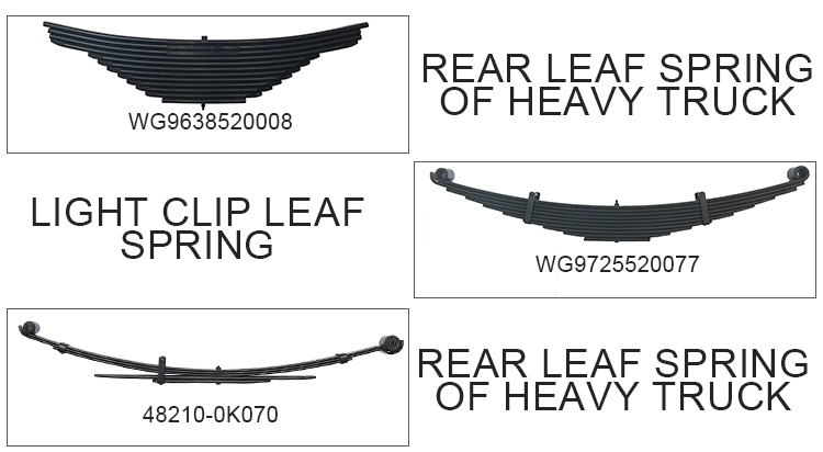 Small Size Trailer Leaf Springs for Light Duty Trailer Suspension