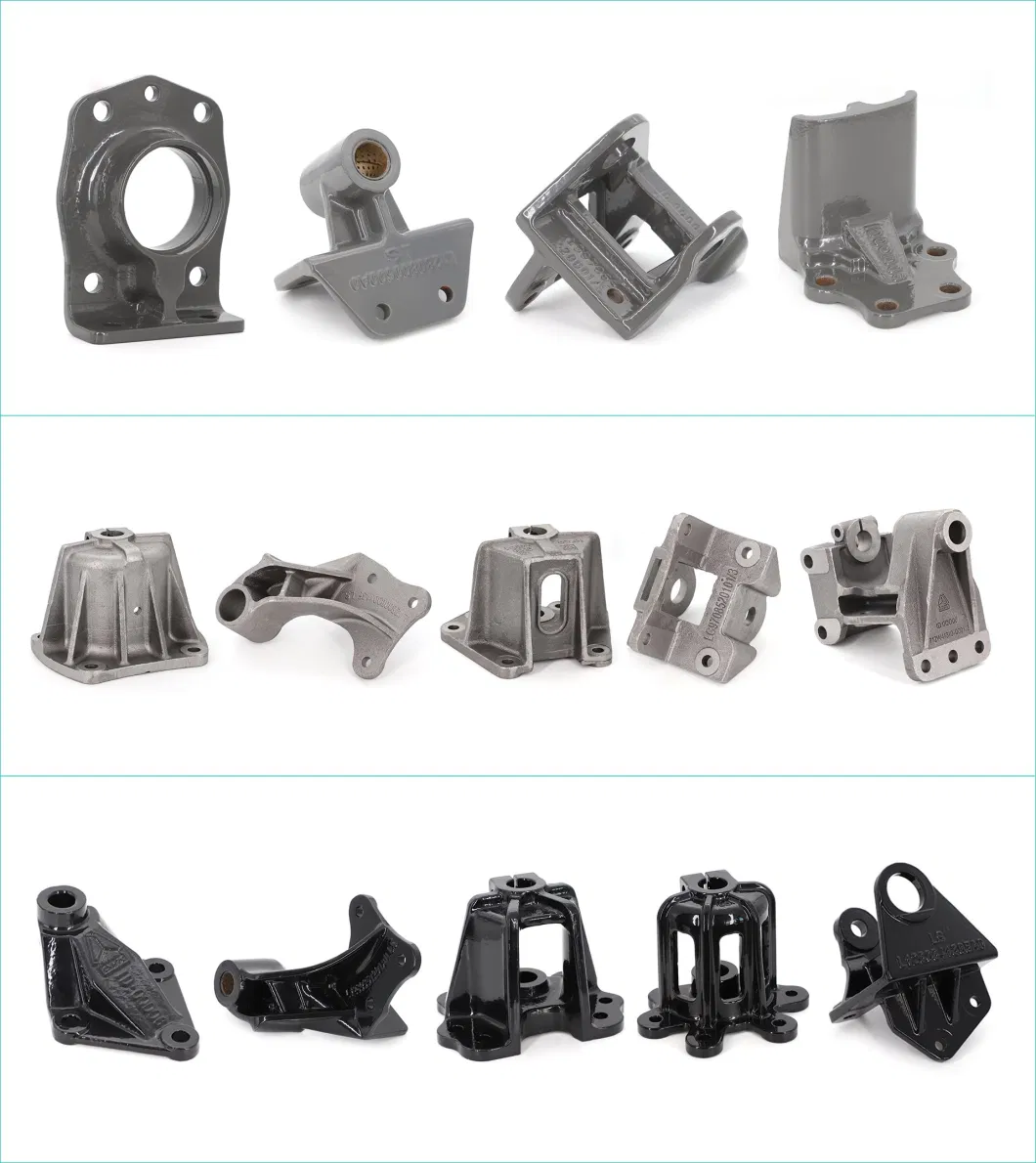 OEM Tractor/Trailer/Valve/Pump/Gearbox/Vehicle/Heavy/Light Truck Support/Spring Bracket/Arm/Housing/Motor/Engine Gray/Grey/Ductile Iron Sand Casting Parts