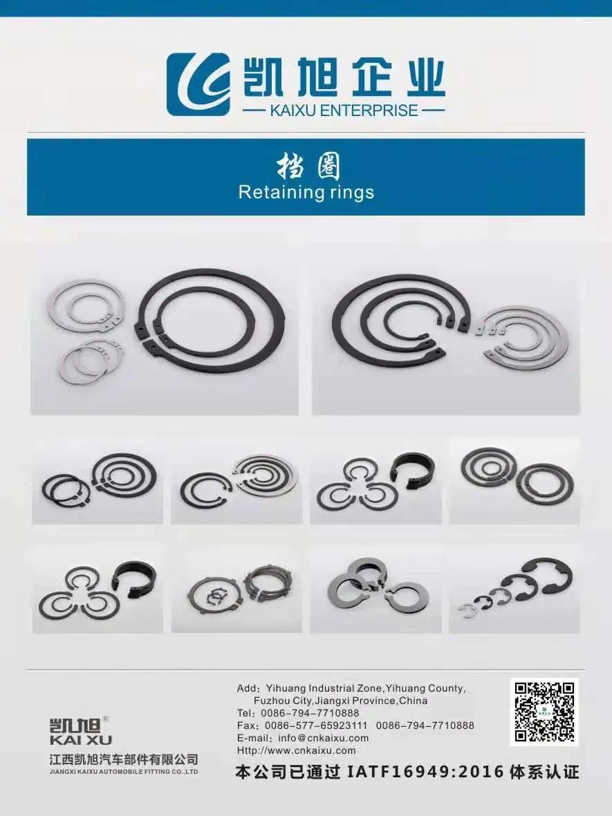 Disc Conical Lock Washer Spring Lock Washer DIN6796 Stainless Steel Flat Washers