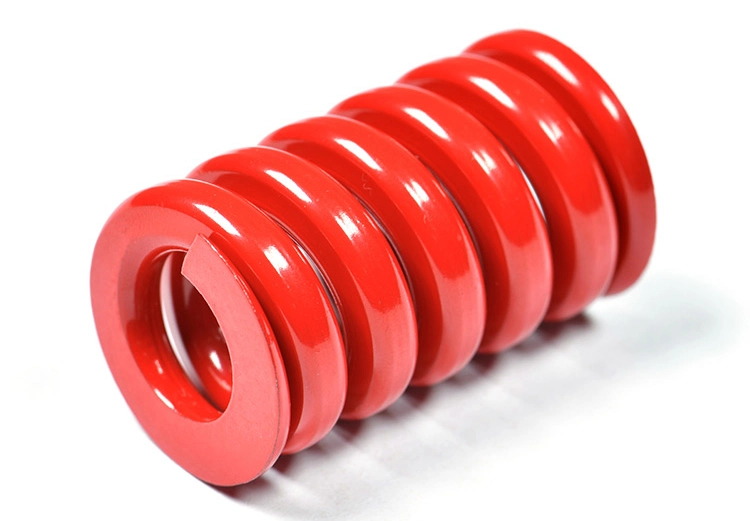 Red American Standard Compression Flat Coil Mold Die Spring for Stamping