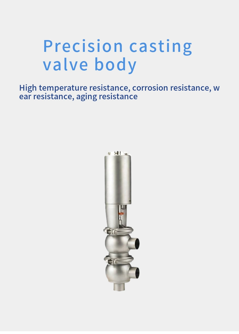 Sanitary Pneumatic Reversing Valve Stainless Steel and Other Materials