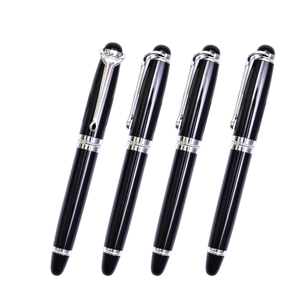 Wholesale Business Ball Pen Customized Metal Ballpoint Pen with Cap