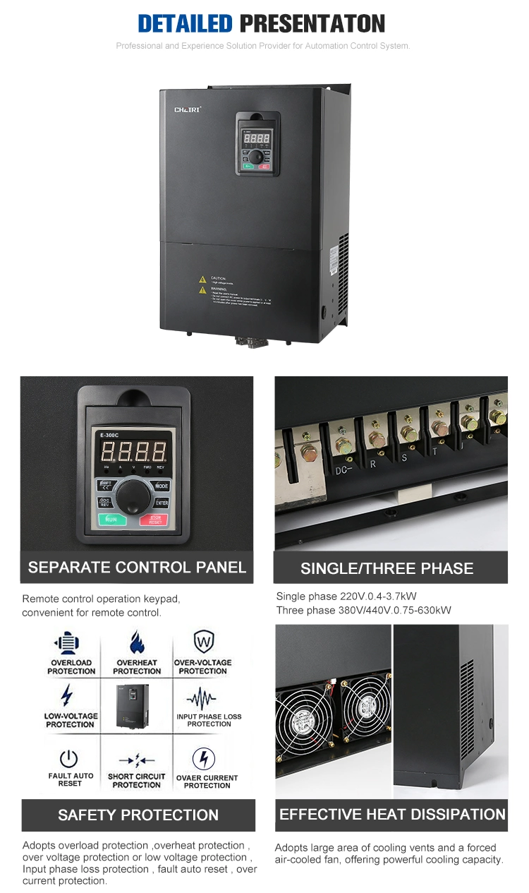 200kw 270HP Frequency Converter AC Driver Inverter