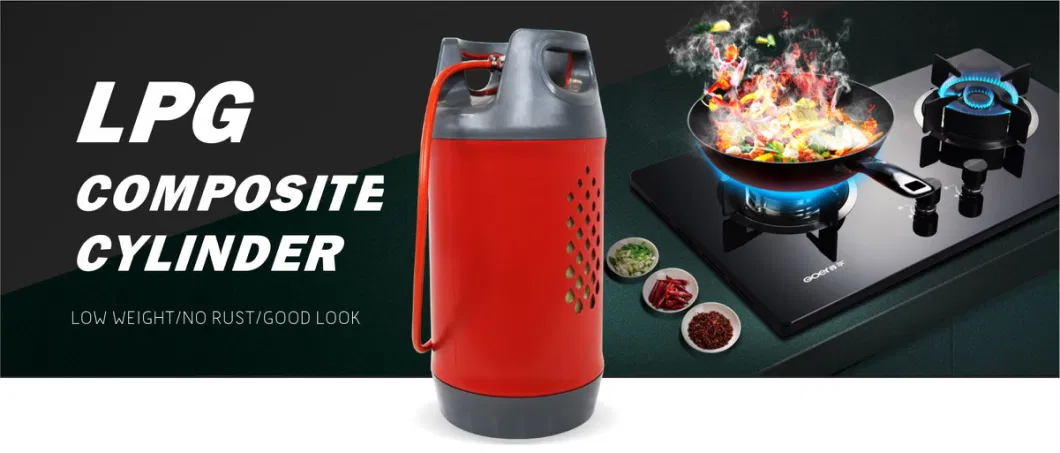 Hot Sale LPG-30.5L Composite Gas Cylinders Non-Explosive High Safety