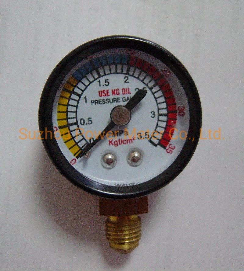 Y60 Dial Size 63mm a Type 3.5MPa Pressure Gauge for Sprinkler Valve