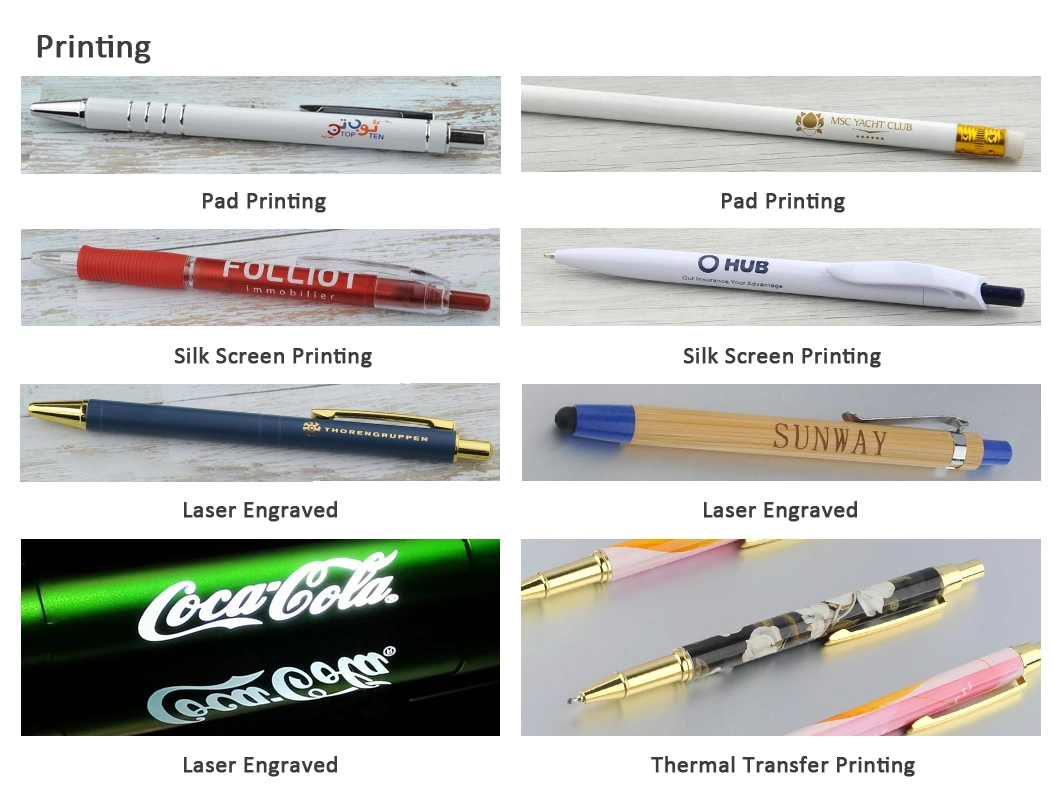 Wholesale Promotion Gift Logo Touch Screen Stylus Metal Aluminum Ballpoint Pen