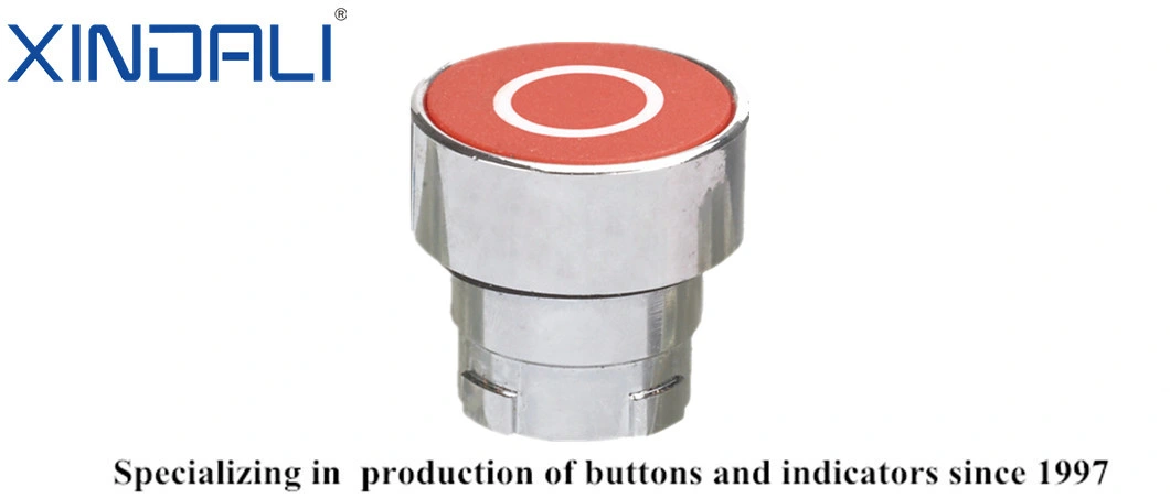 Head Button Lay5-Ba432 Flush Electrical Symbol Metal Push Spring Return Red 220V