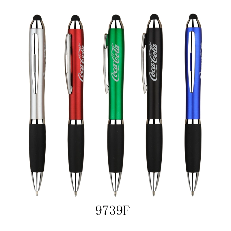 Wholesale Promotion Gift Logo Touch Screen Stylus Metal Aluminum Ballpoint Pen