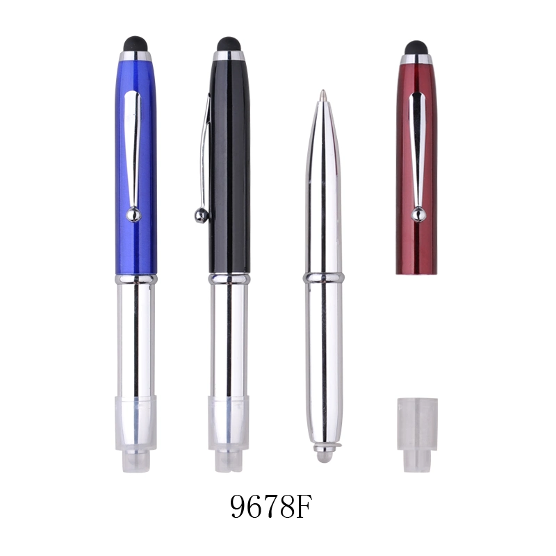 Wholesale Promotion Gift Logo Touch Screen Stylus Metal Aluminum Ballpoint Pen