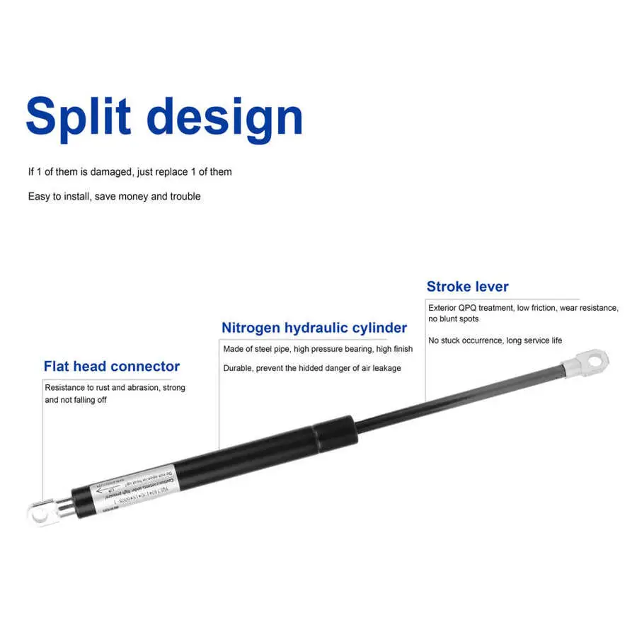 Hydraulic Rod Mechanical Support Spring Gas Springs