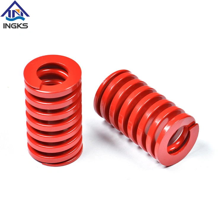 Red Medium Load JIS Standard Compression Flat Coil Mold Die Spring