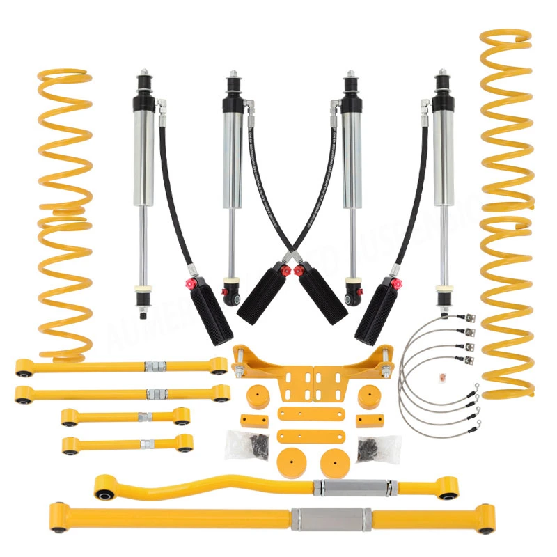 off Road Suspension Adjustable Lifting Shock Absorbers Coil Spring for Toyota Landcruiser80