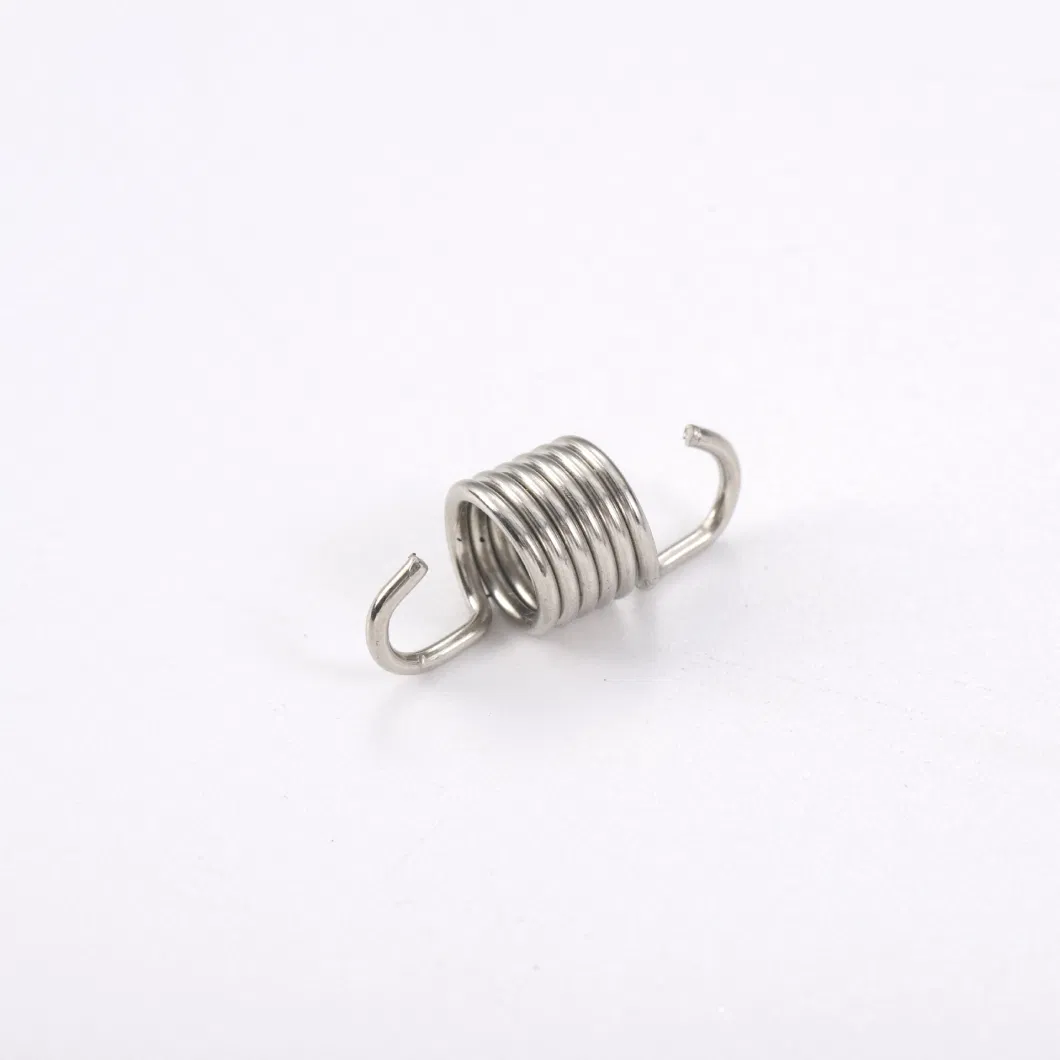 Stainless Steel Compression Tension Double Hook Stretching Spring for Mechanical Tension