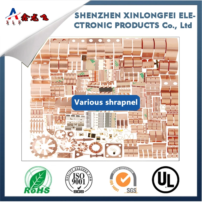 Printed Version Stamped Beryllium Copper Spring, Corrosion-Resistant Metal Shielding Spring, Electronic and Mechanical Electromagnetic Shielding Material