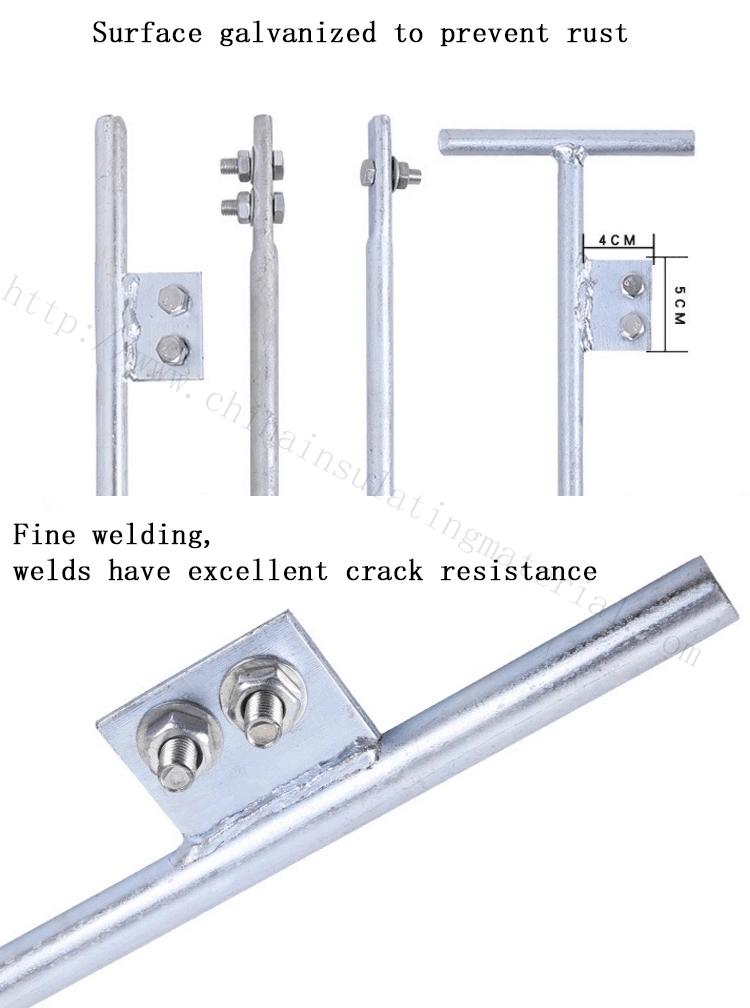 Detachable Double Spring 35mm2 Cable Wire Earthing Set with Fiberglass Rod