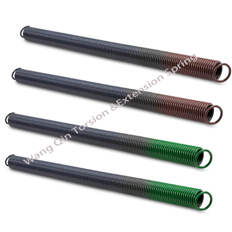 High Carbon Steel Coils Extension Spring with Double Hooks