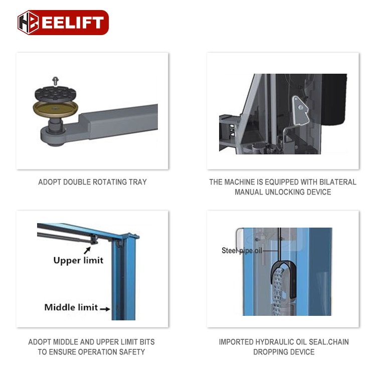 Car Lift/Two Post Lift/Hydraulic Hydraulic Car Lifter Price/Lifting Equipment/Car Lifter