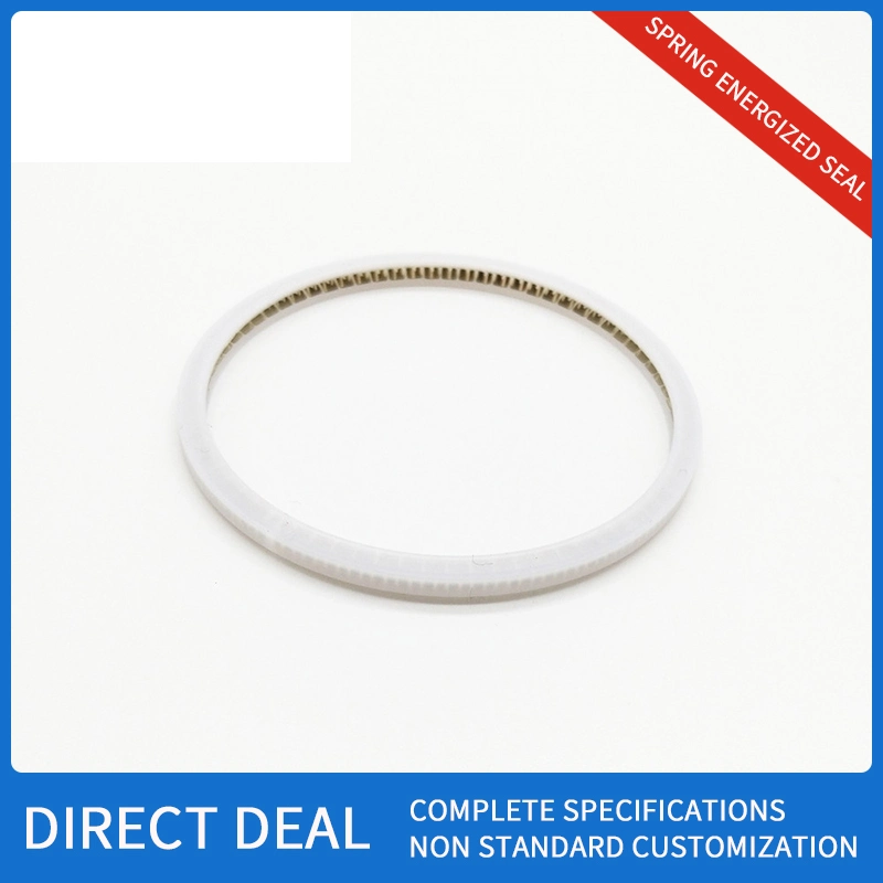 High-Quality Inner Surface Spring Energized Seal Ddopts PTFE Material Spring Seal Ring