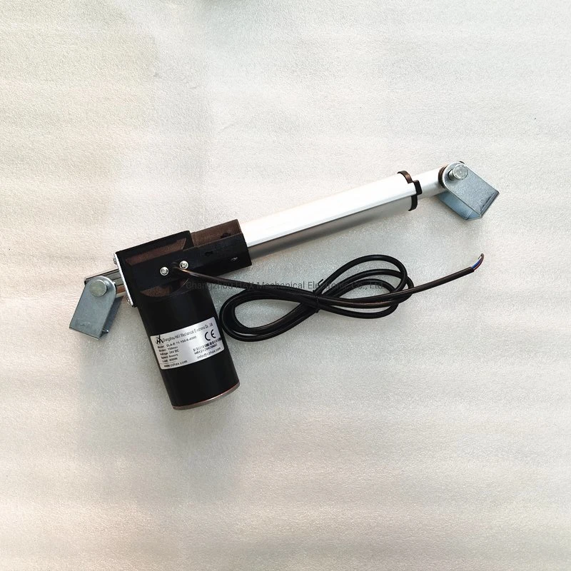 DC24V 12V 36V Electric Push Rod Electromagnetic Linear Actuator Adjusted Speed 100mm Stroke 5000n Load