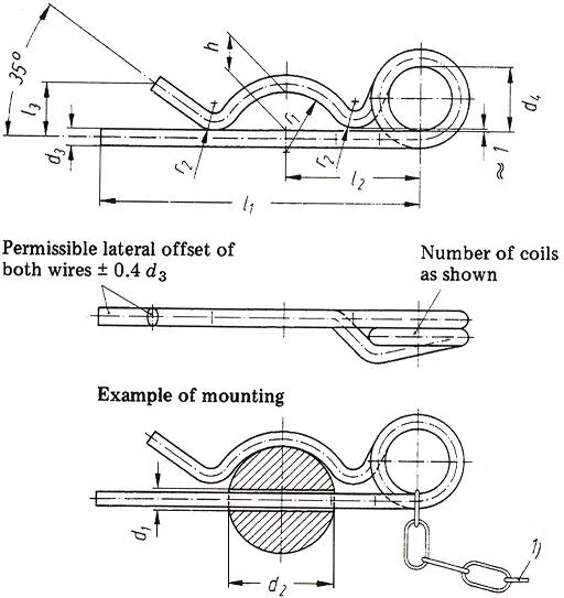 Stainless Steel Spring Steel R Clip Assortment