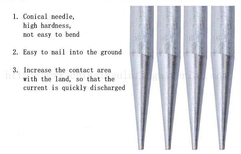 Detachable Double Spring 35mm2 Cable Wire Earthing Set with Fiberglass Rod