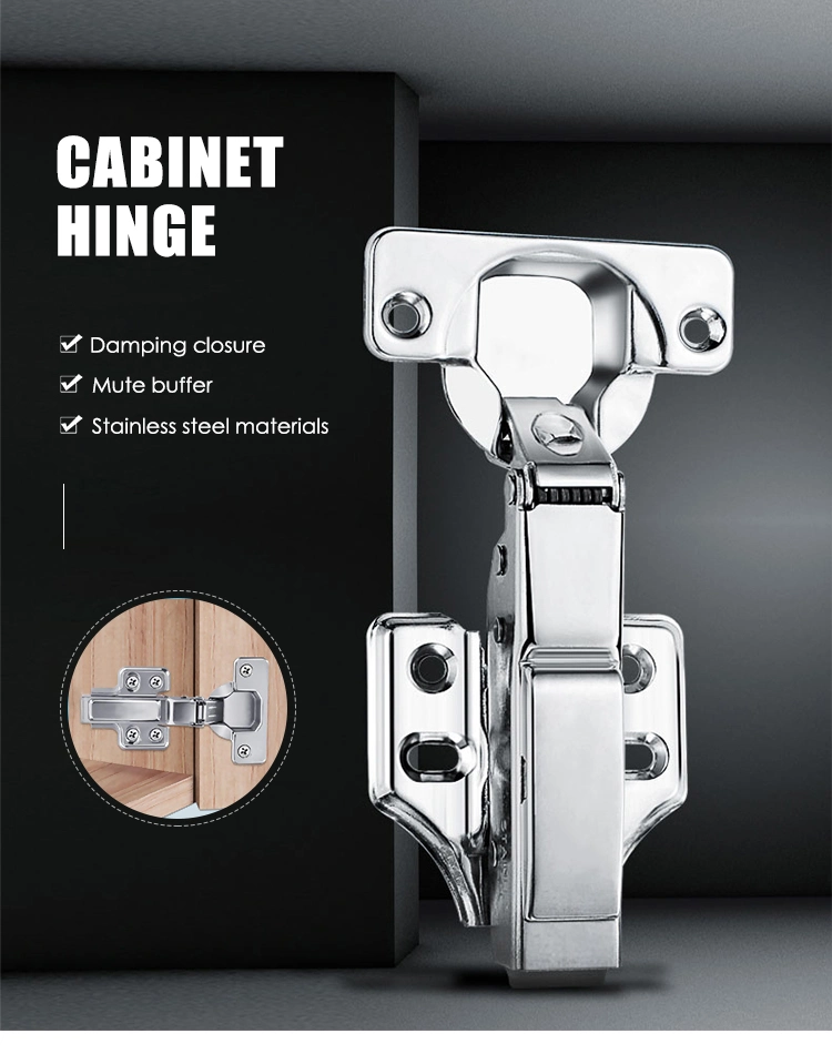 New Hot Sale 35mm Spring Loaded Slide on Two Way Hinges Cabinets Fitting Cabinet Door Hinge