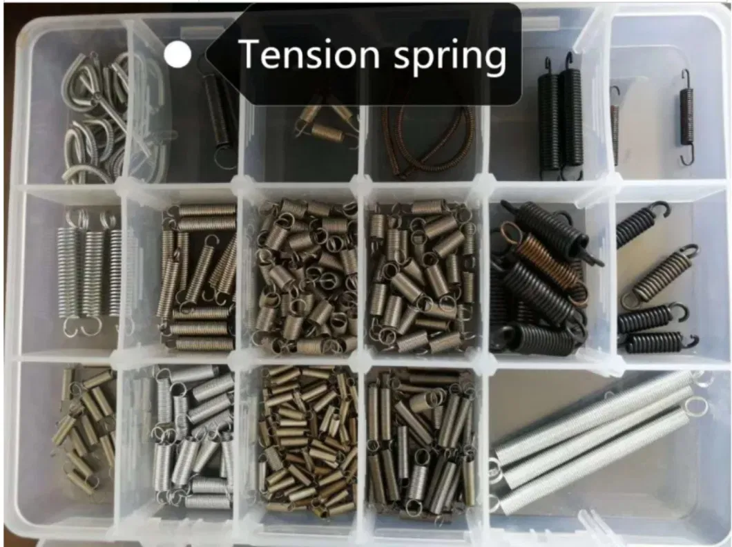 OEM ODM Long Hook Tension Spring Stainless Carbon Steel Extension Spring China Manufacturer