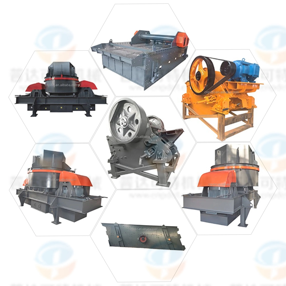 Parts Factory for Mining Jaw Cone Crusher Mining Machinery Mini Mobile Jaw Crusher