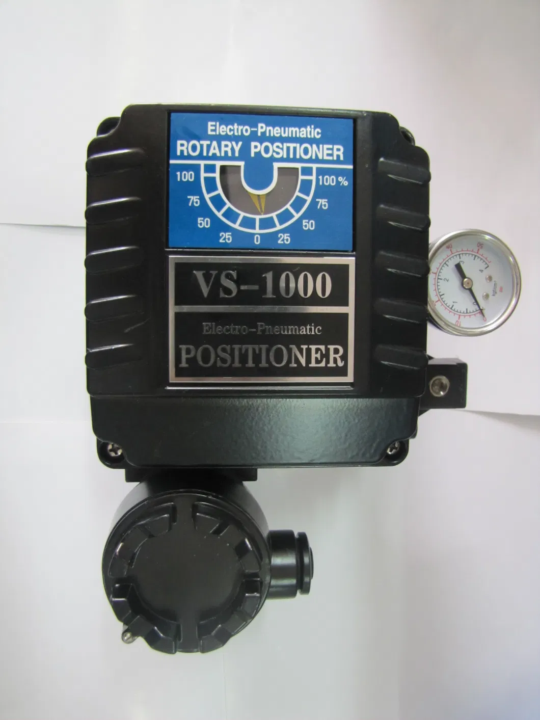 Ep Positioner Mounted on a Diaphragm Pneumatic Actuator, Moves The Actuator