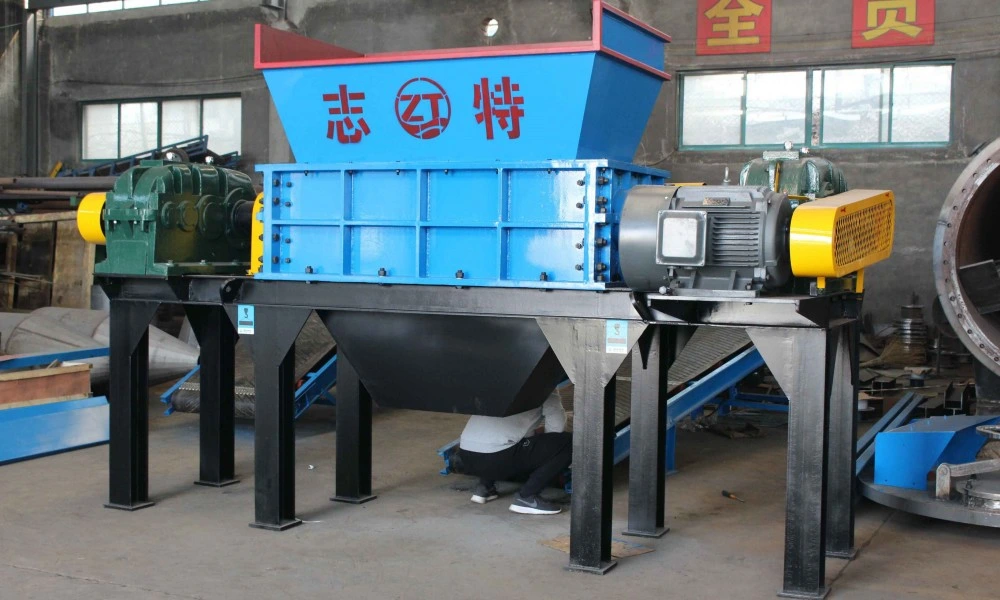 Customized Double Shaft Shredder for Plastic Film/Case/Tire/Pet Bottle/Foam/Scrap Metal/Sofa/Spring